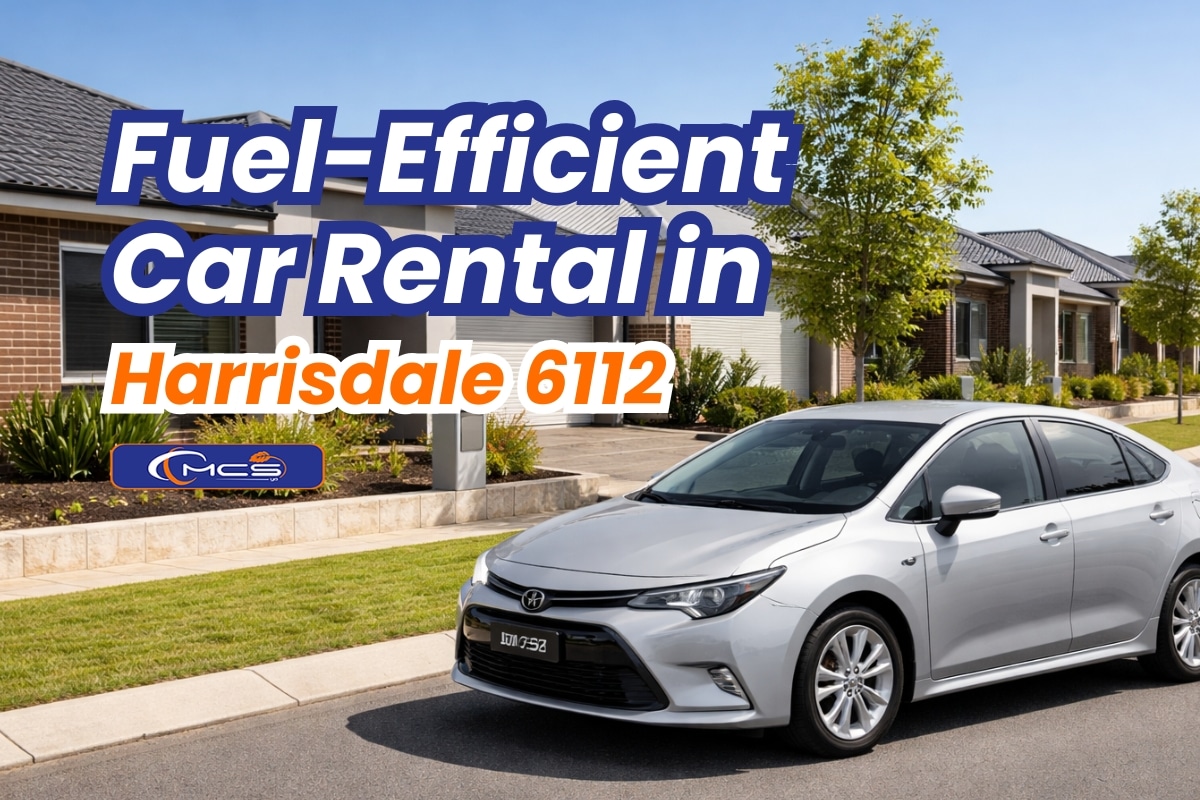 Fuel efficient car rental in Harrisdale 6112 with Toyota hybrid parked on a typical Harrisdale residential street